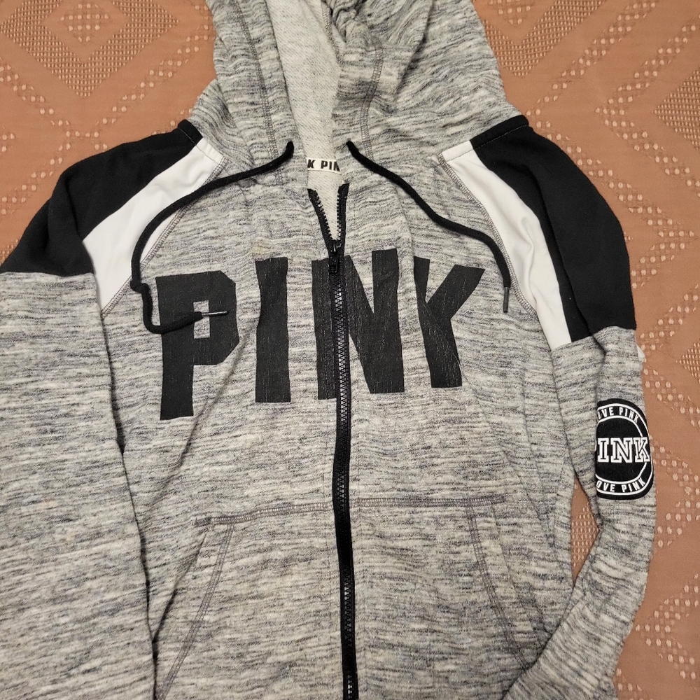 Gray and Black and Grey Hoodie and Jogger.